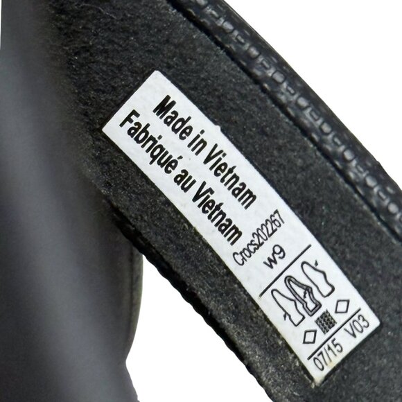 Black Crocs Cyprus IV/V Rhinestone Heeled Sandals – Women’s 9 – NWOT - Picture 9 of 12